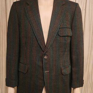 vintage sport coat 41R custom mod Hollywood 1960s